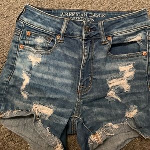 american eagle jean shorts
